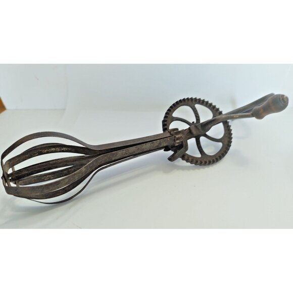 Antique Vintage 1908 Taplin MFG. Co.  Light Running Egg Beater - Picture 2 of 13